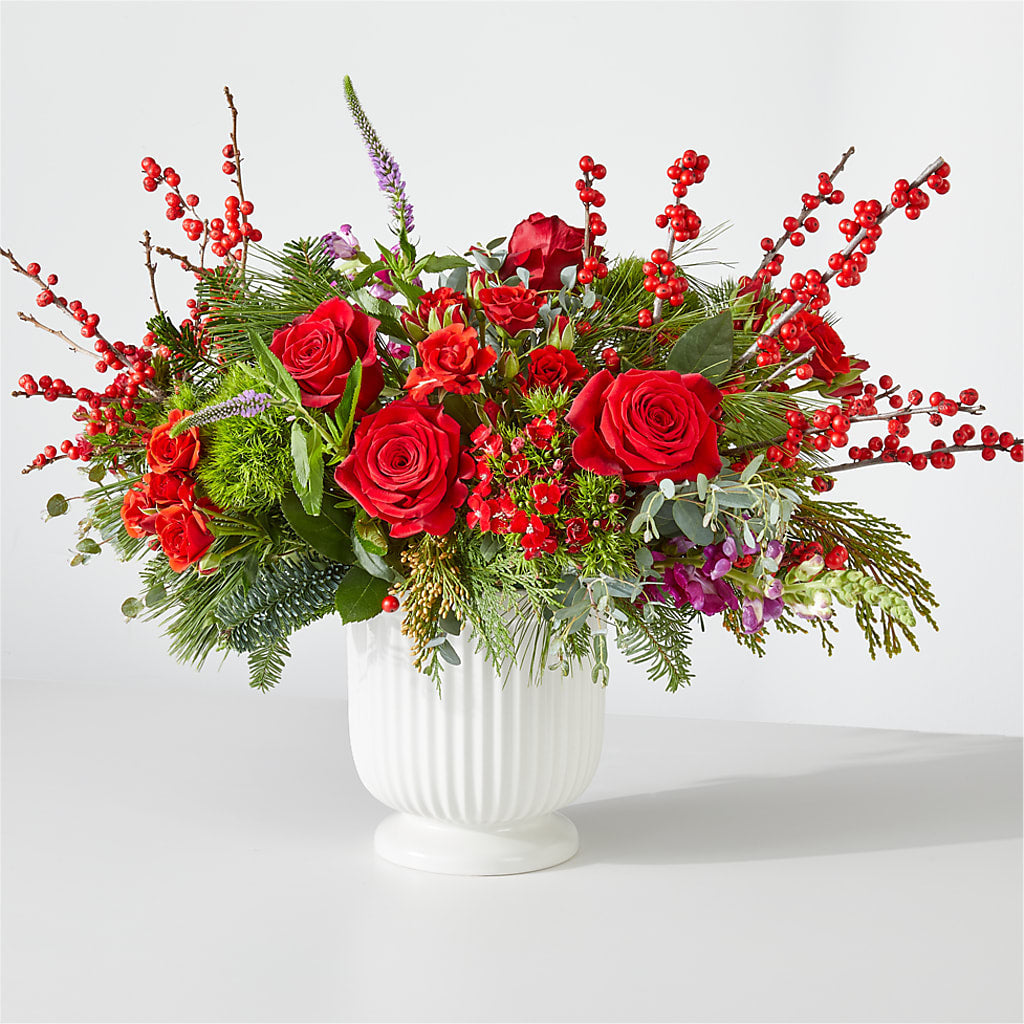 Big Red Bow Bouquet – Luxesse Roses, Herriman UT