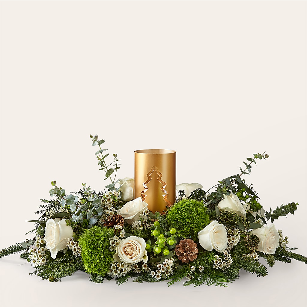 Chestnuts Roasting Centerpiece – Luxesse Roses, Herriman UT