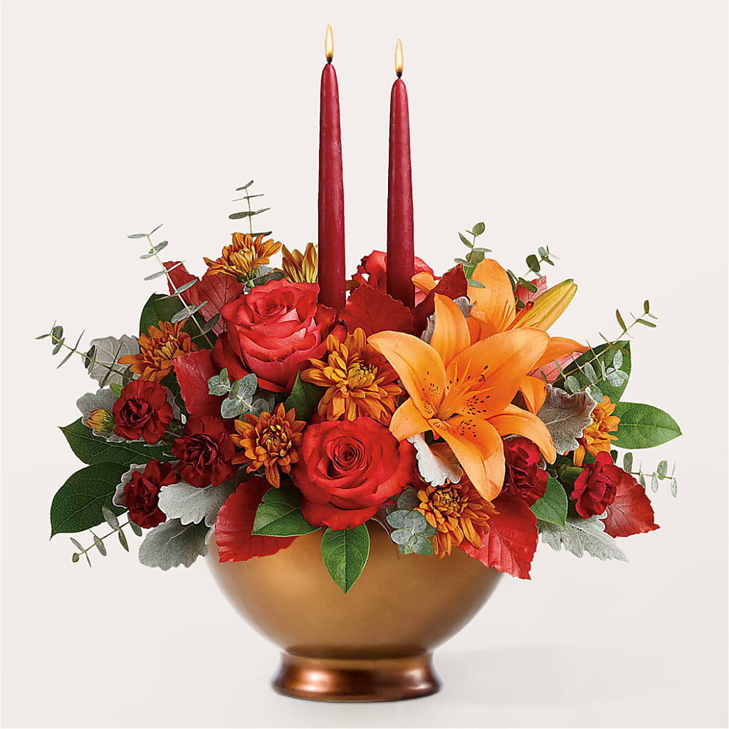 Fruits of Fall Centerpiece – Luxesse Roses, Herriman UT