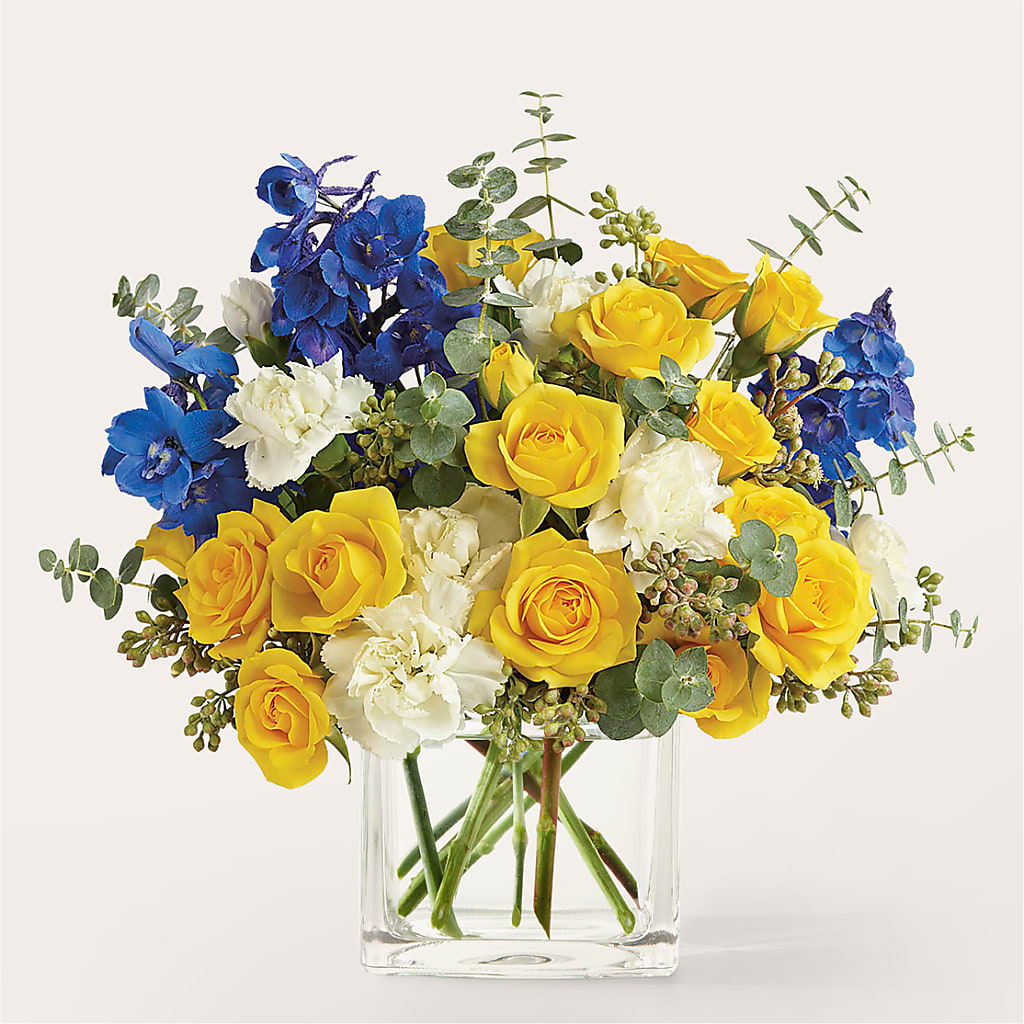 Sparkling Citrine Bouquet – Luxesse Roses, Herriman UT