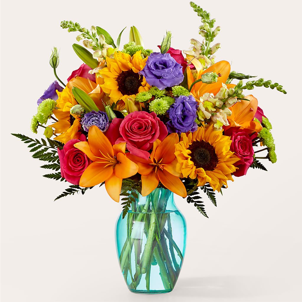 Double Rainbow Bouquet – Luxesse Roses, Herriman UT