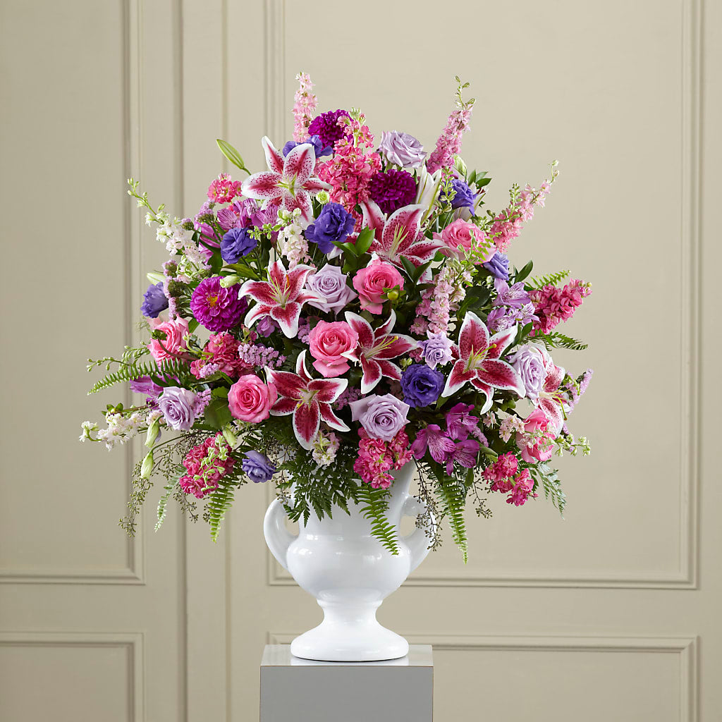 Peaceful Tribute Arrangement – Luxesse Roses, Herriman UT
