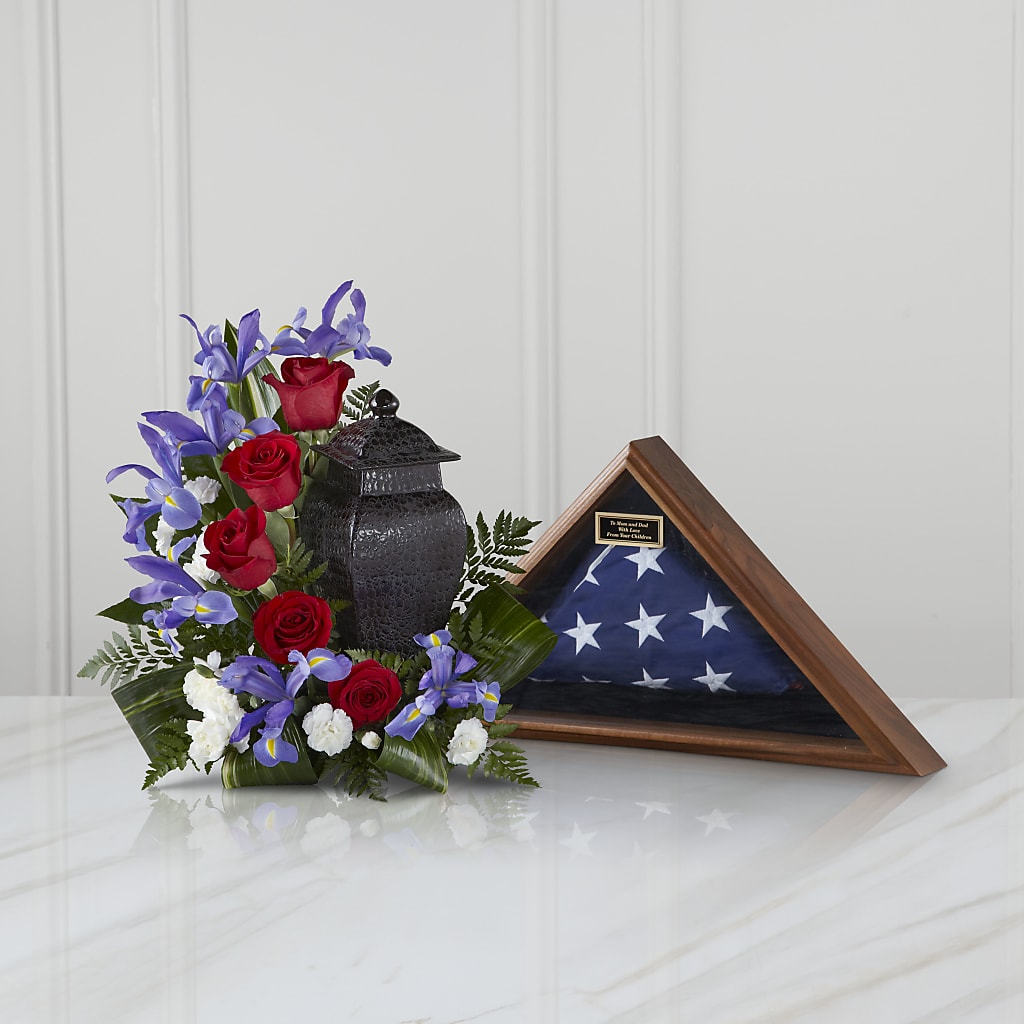 Patriotic Tribute Arrangement – Luxesse Roses, Herriman UT