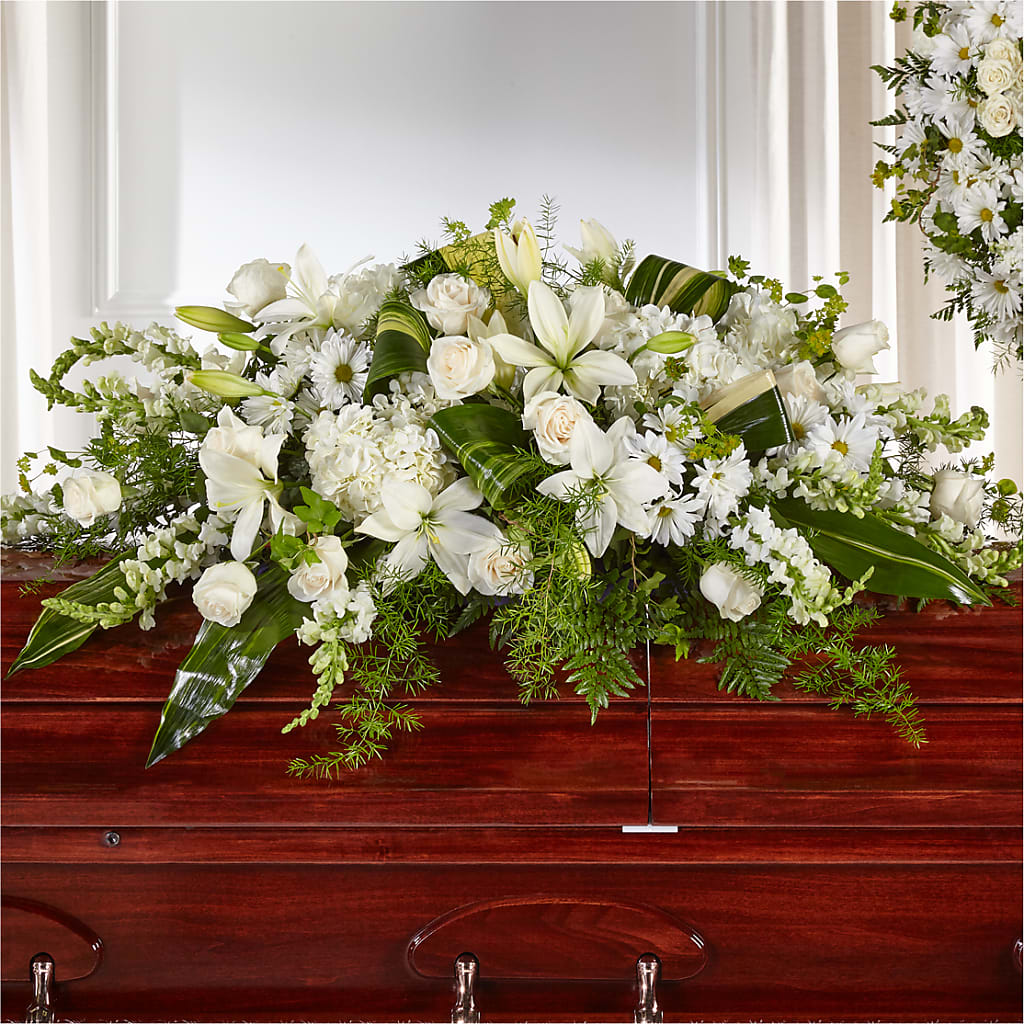 Abundance Casket Spray – Luxesse Roses, Herriman UT
