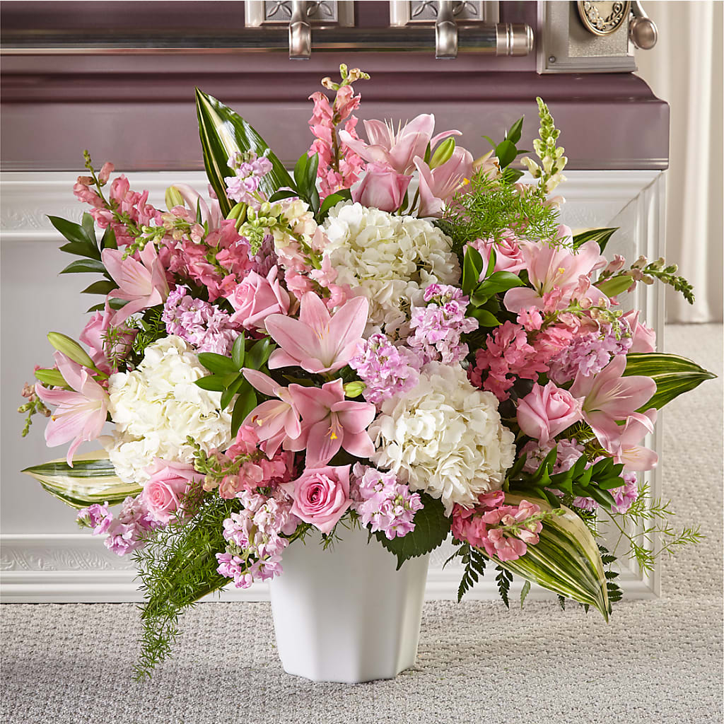 Simply Serene Floor Basket – Luxesse Roses, Herriman UT