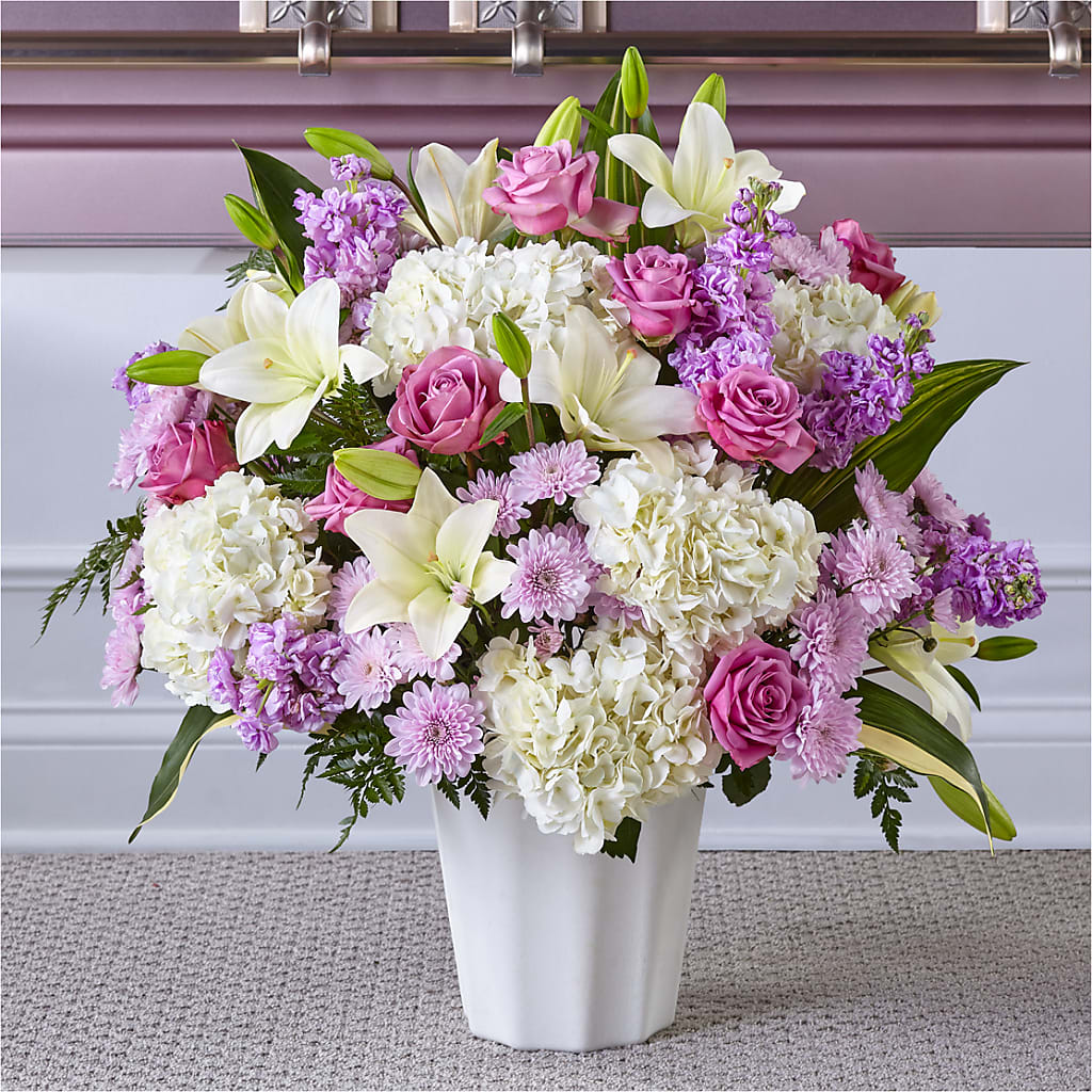 Heaven Sent Floor Basket – Luxesse Roses, Herriman UT