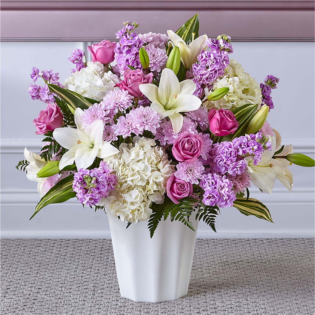 Heaven Sent Floor Basket – Luxesse Roses, Herriman UT