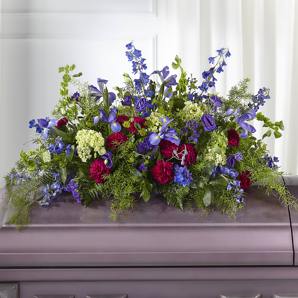Always Treasured Casket Spray – Luxesse Roses, Herriman UT