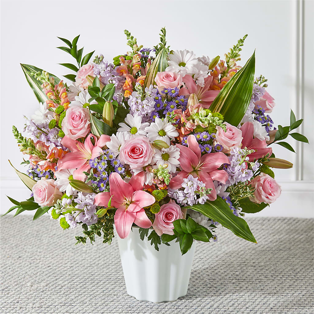 Abundant Compassion Floor Basket – Luxesse Roses, Herriman UT