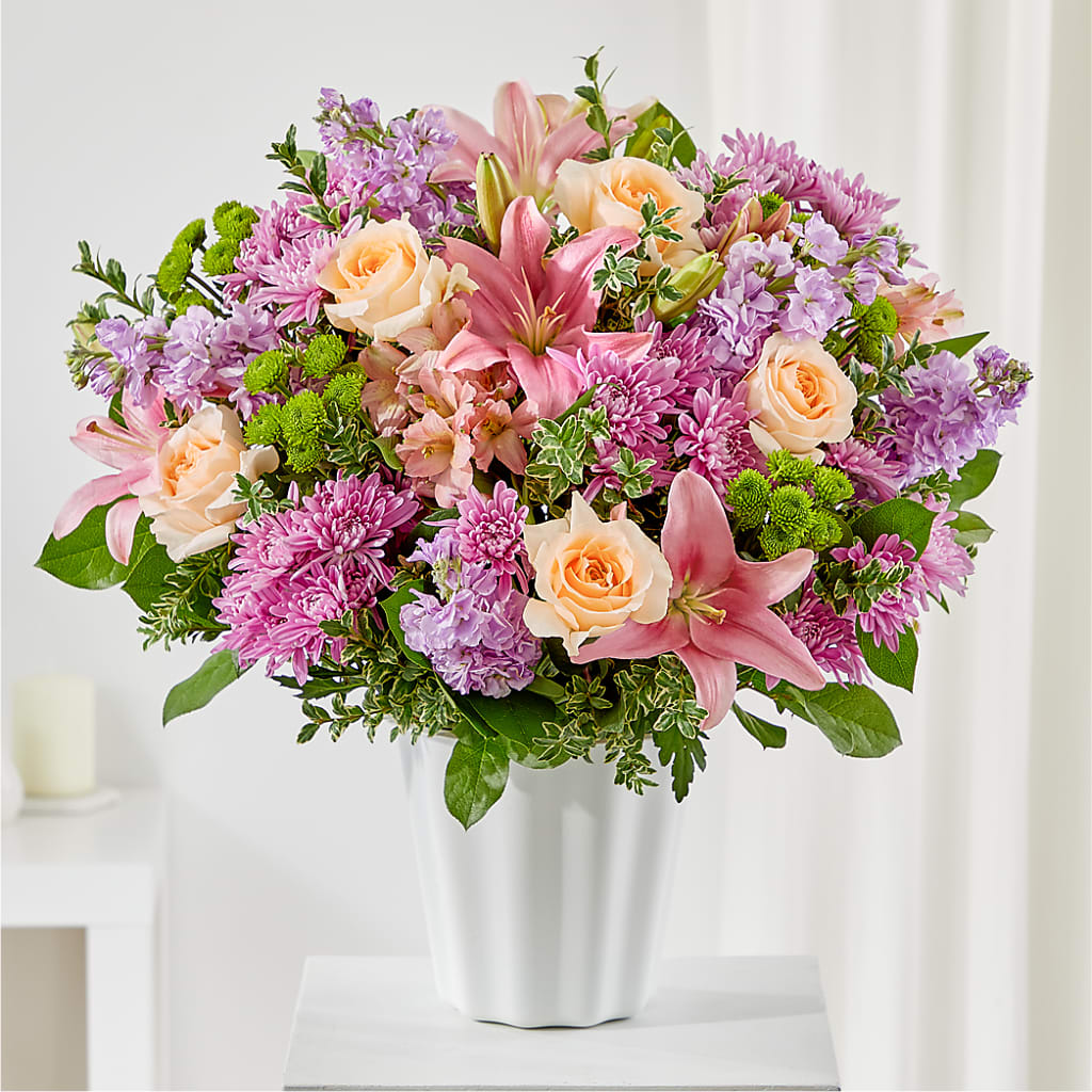 Supportive Embrace Tabletop Basket – Luxesse Roses, Herriman UT