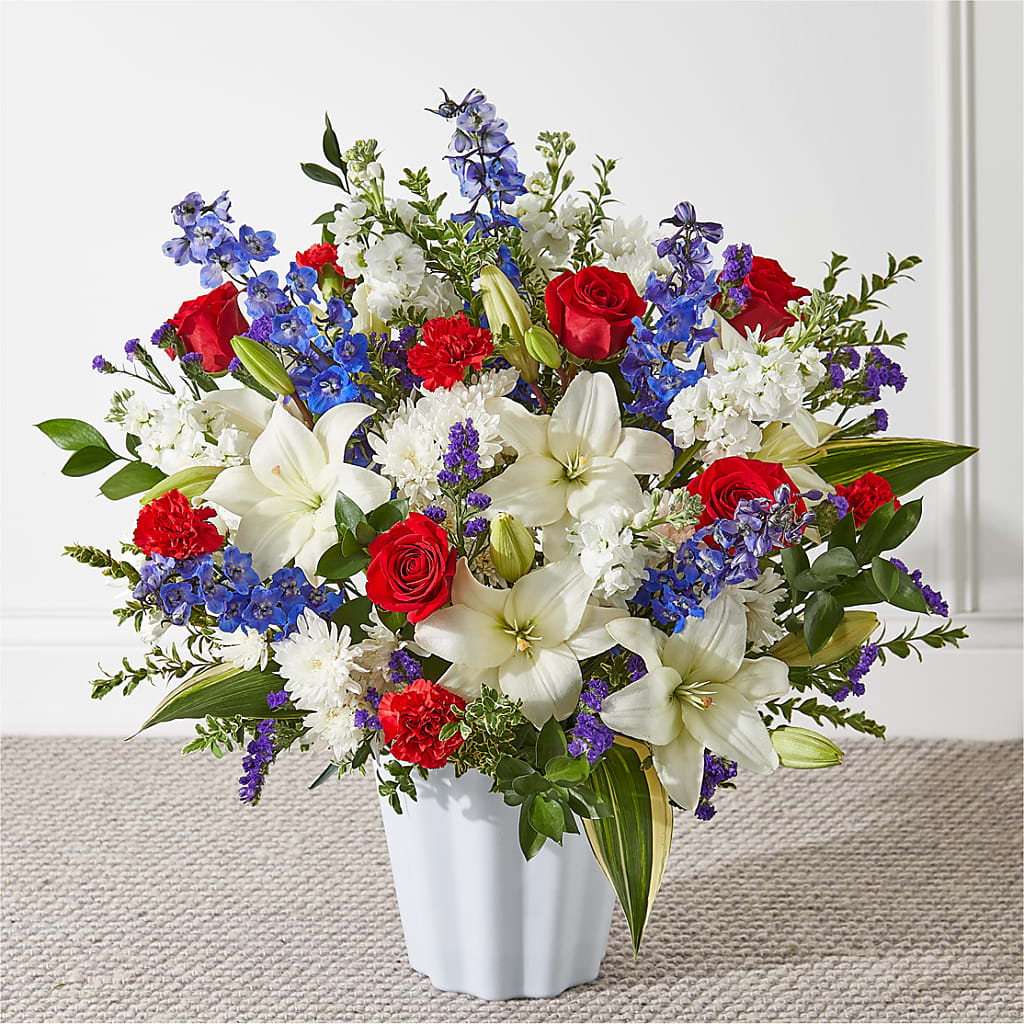 Consoled Floor Basket – Luxesse Roses, Herriman UT