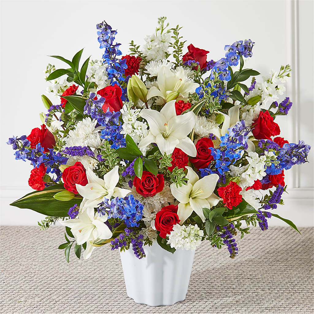 Consoled Floor Basket – Luxesse Roses, Herriman UT