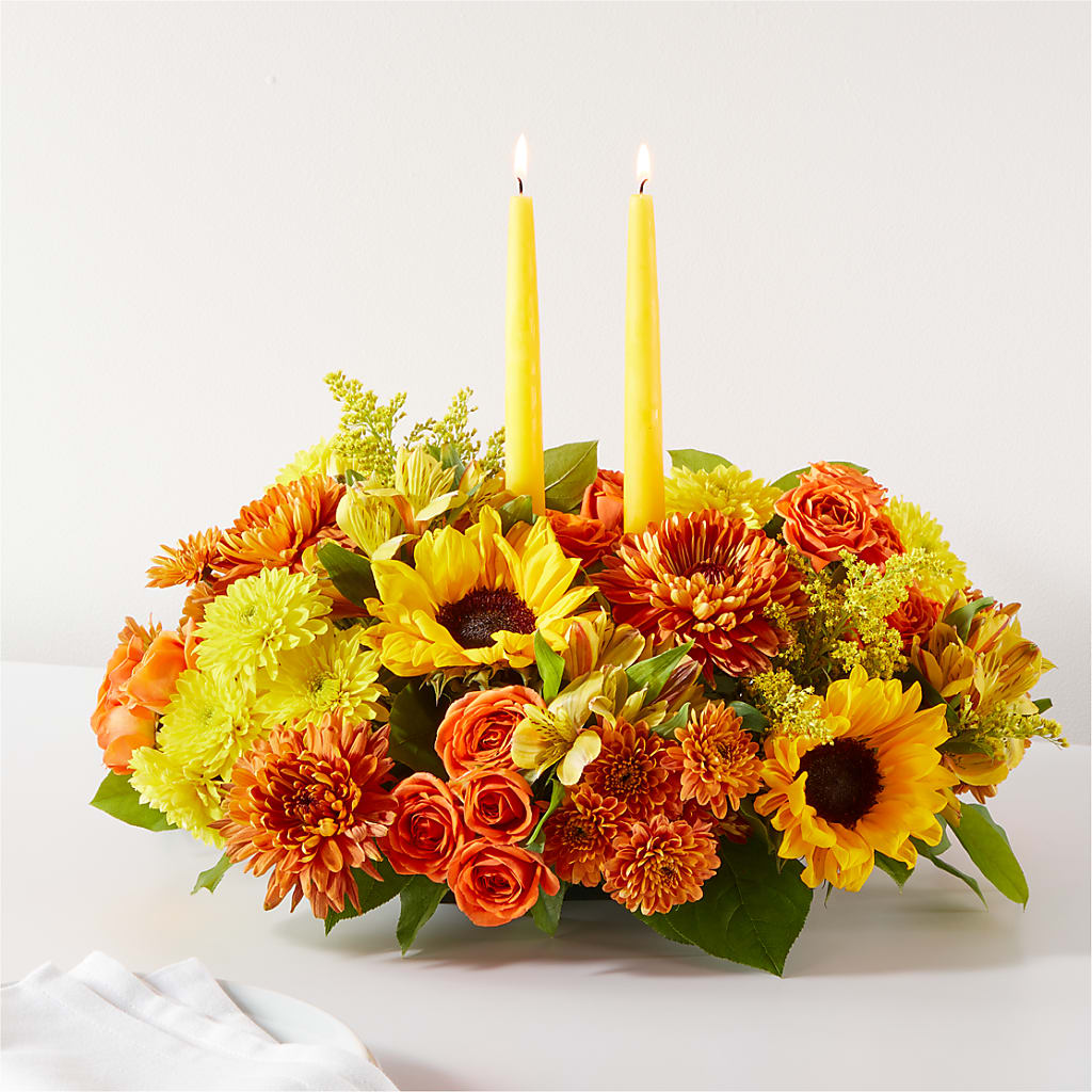 Autumn Harmony Centerpiece – Luxesse Roses, Herriman UT