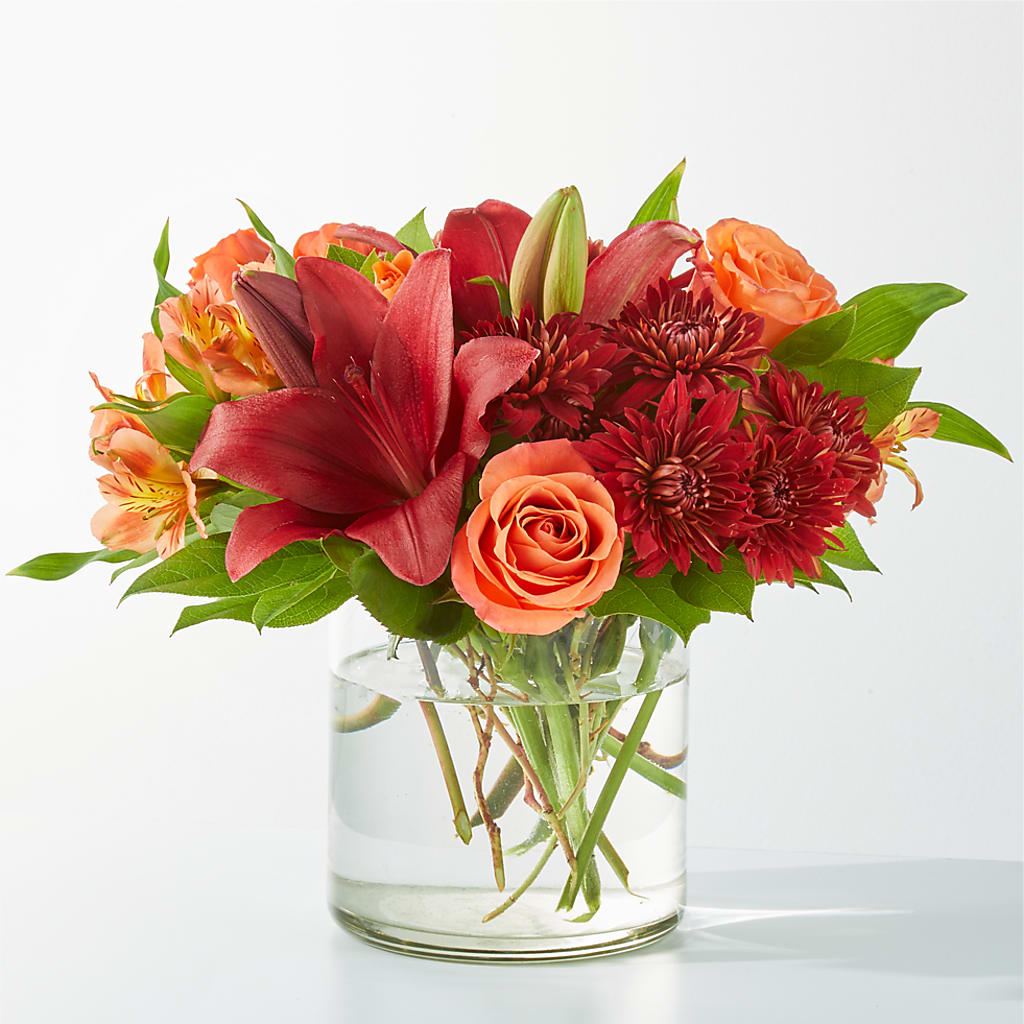 Crimson Leaves Bouquet – Luxesse Roses, Herriman UT