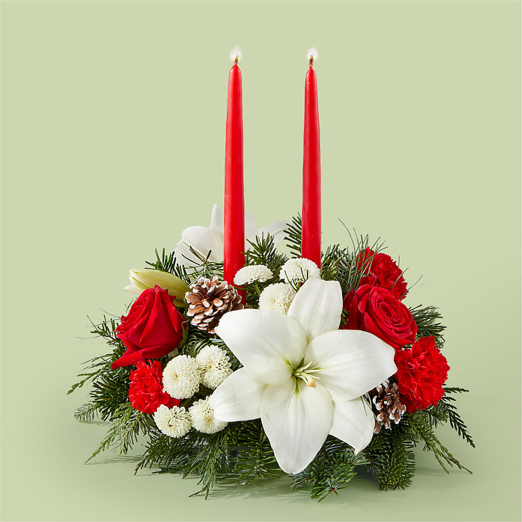 Seasonal Festivities Centerpiece – Luxesse Roses, Herriman UT