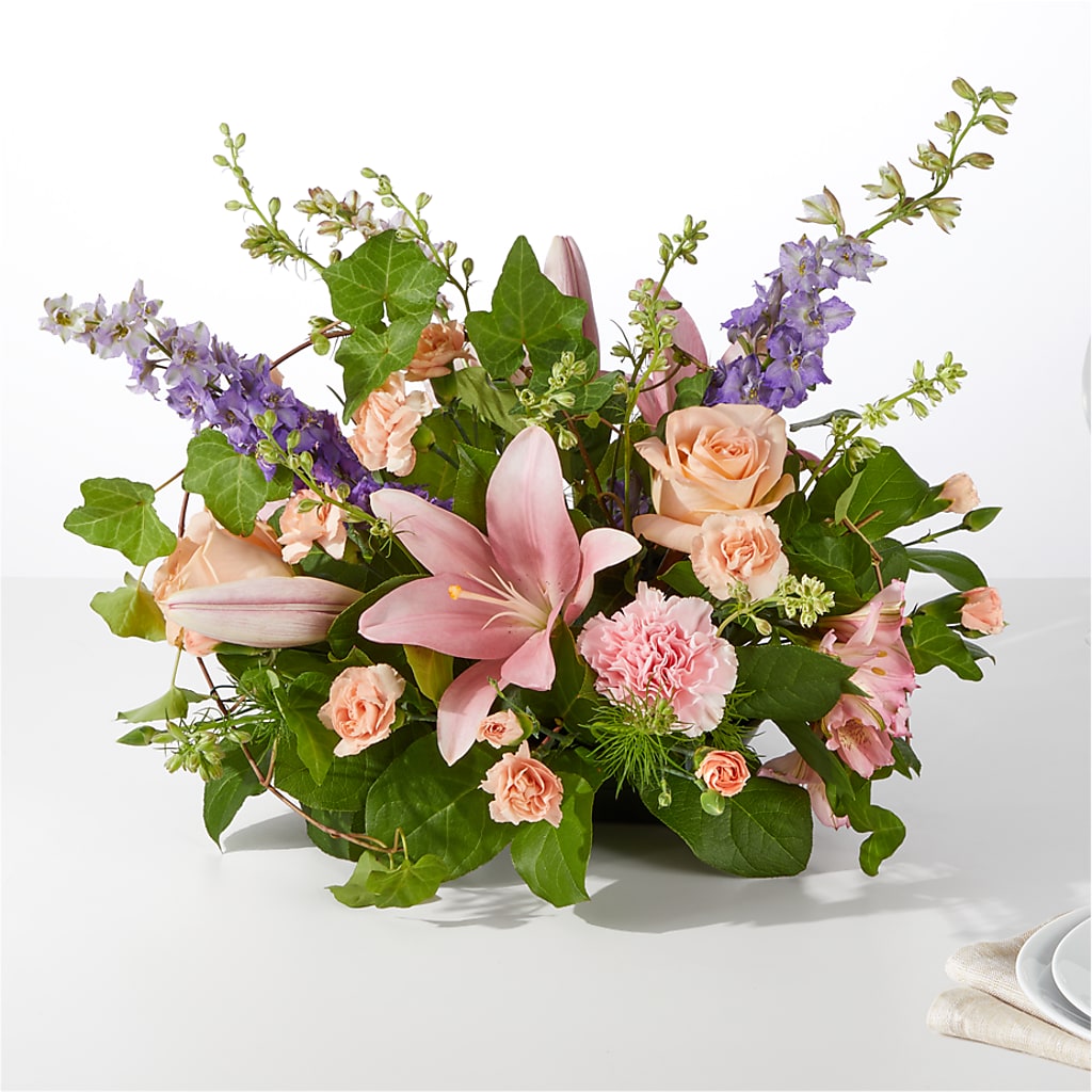 Blossom Time Centerpiece – Luxesse Roses, Herriman UT