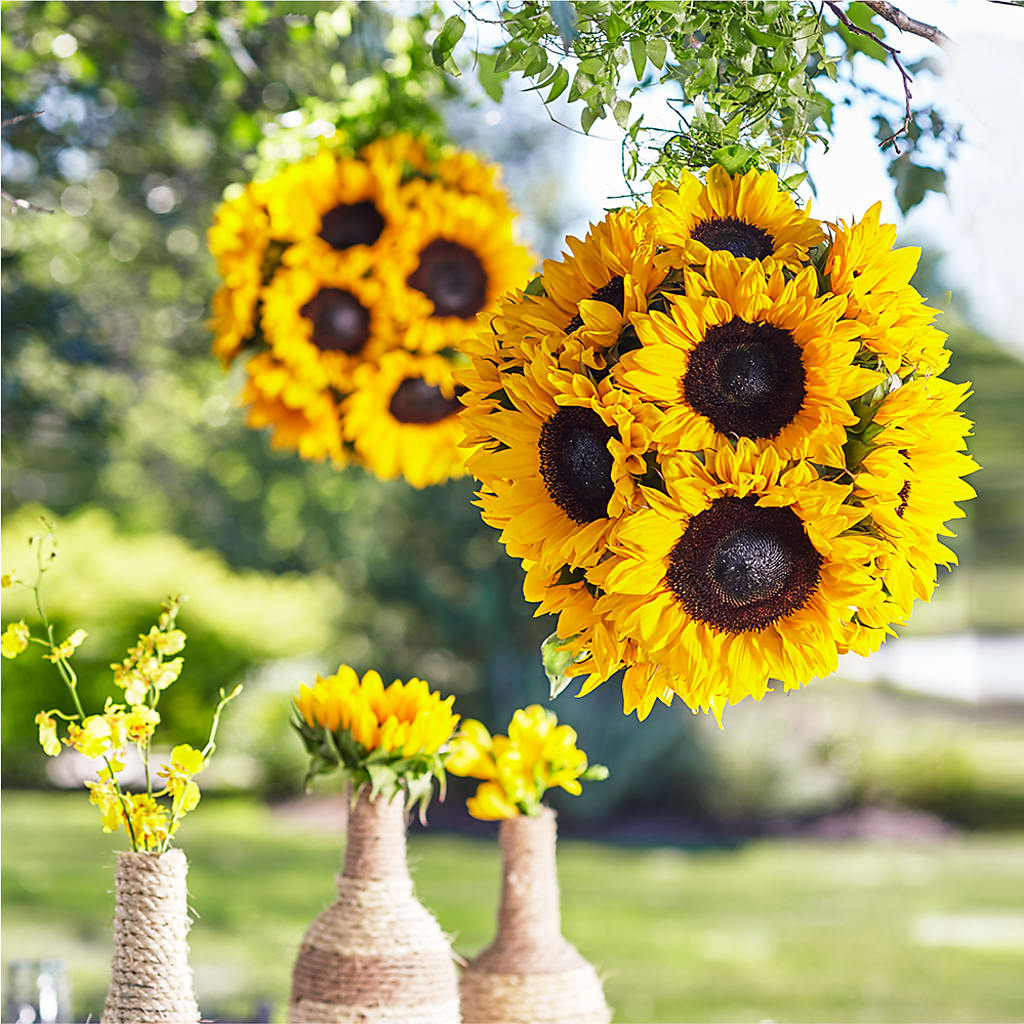 Sublime Garden Hanging Arrangement – Luxesse Roses, Herriman UT