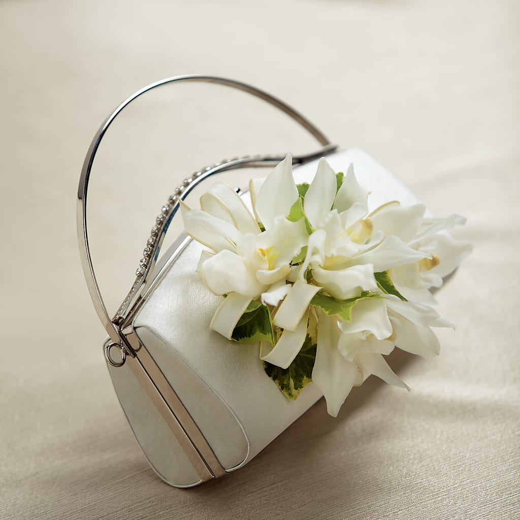 White Purse Decor – Luxesse Roses, Herriman UT