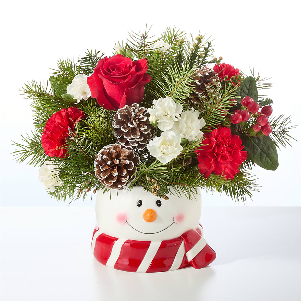 Jolly Snowman Bouquet –  Luxesse Roses, Herriman UT