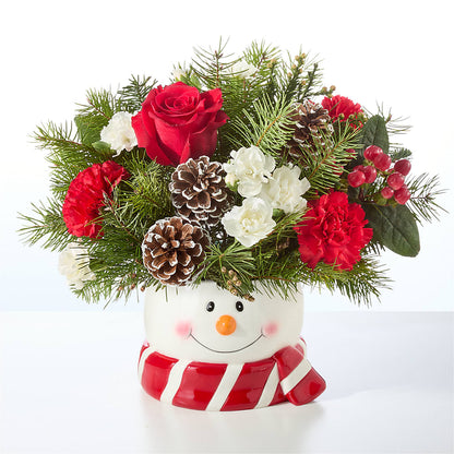Jolly Snowman Bouquet –  Luxesse Roses, Herriman UT