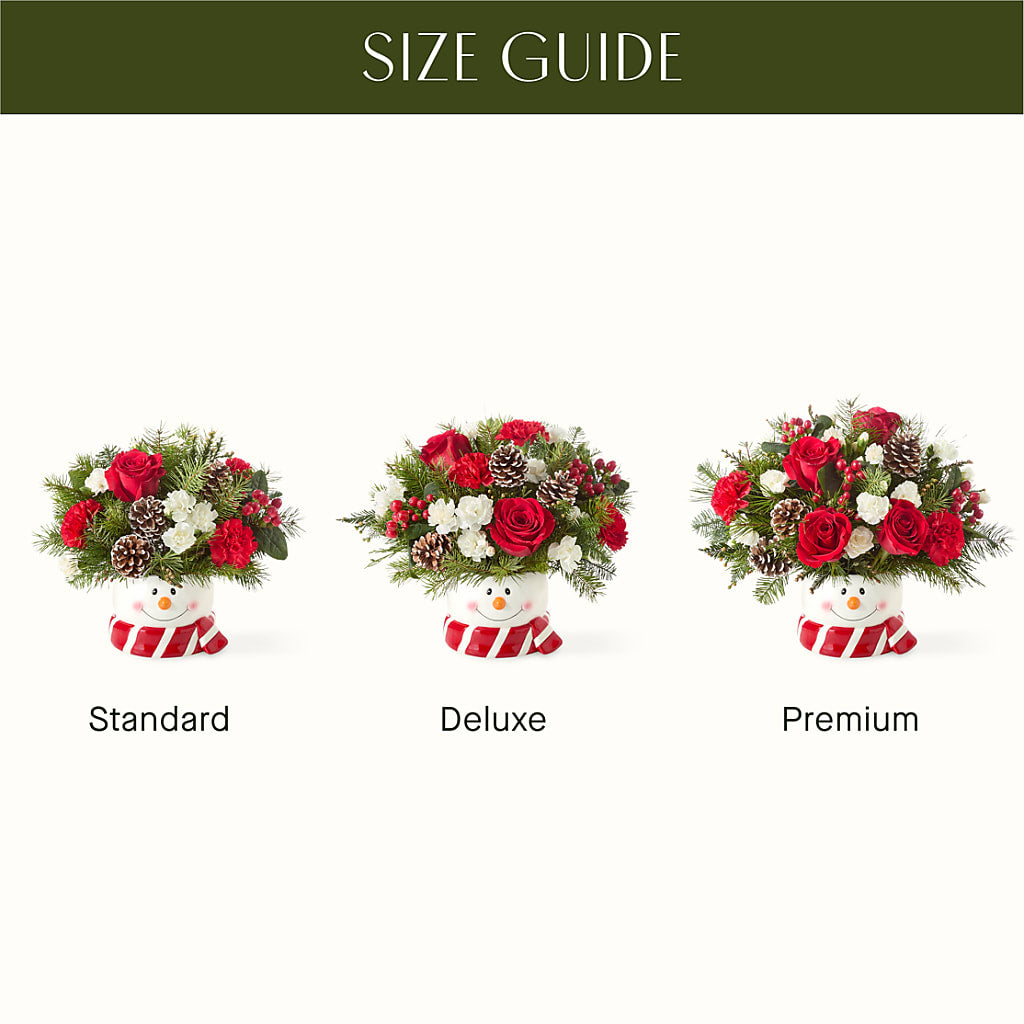 Jolly Snowman Bouquet –  Luxesse Roses, Herriman UT