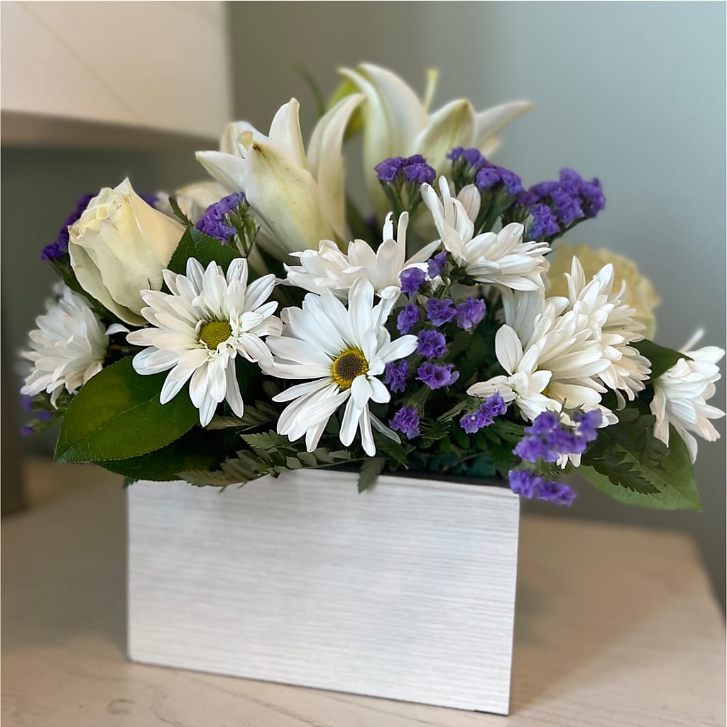 Beyond Blue Box Bouquet –  Luxesse Roses, Herriman UT