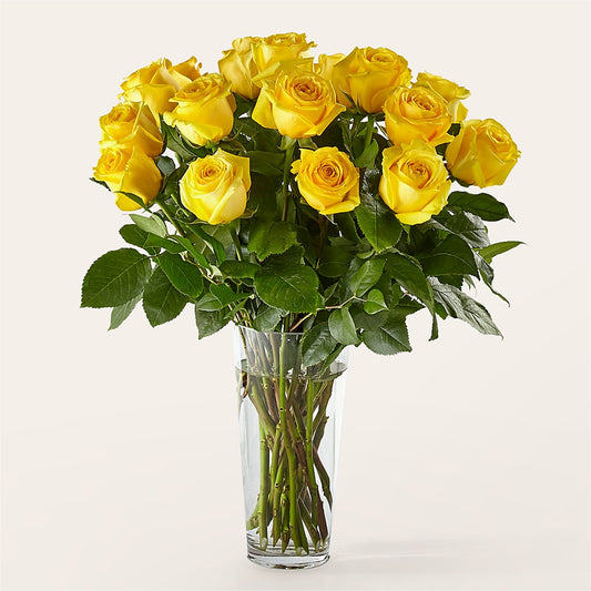 Long Stem Yellow Rose Bouquet –  Luxesse Roses, Herriman UT
