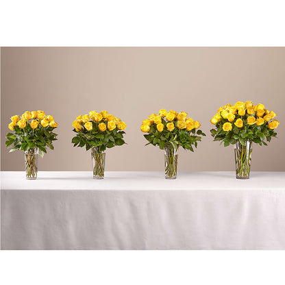 Long Stem Yellow Rose Bouquet –  Luxesse Roses, Herriman UT
