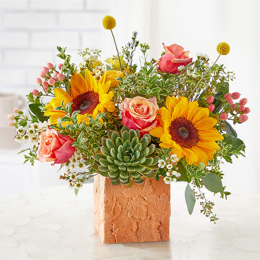 Sunflower Season Bouquet –  Luxesse Roses, Herriman UT