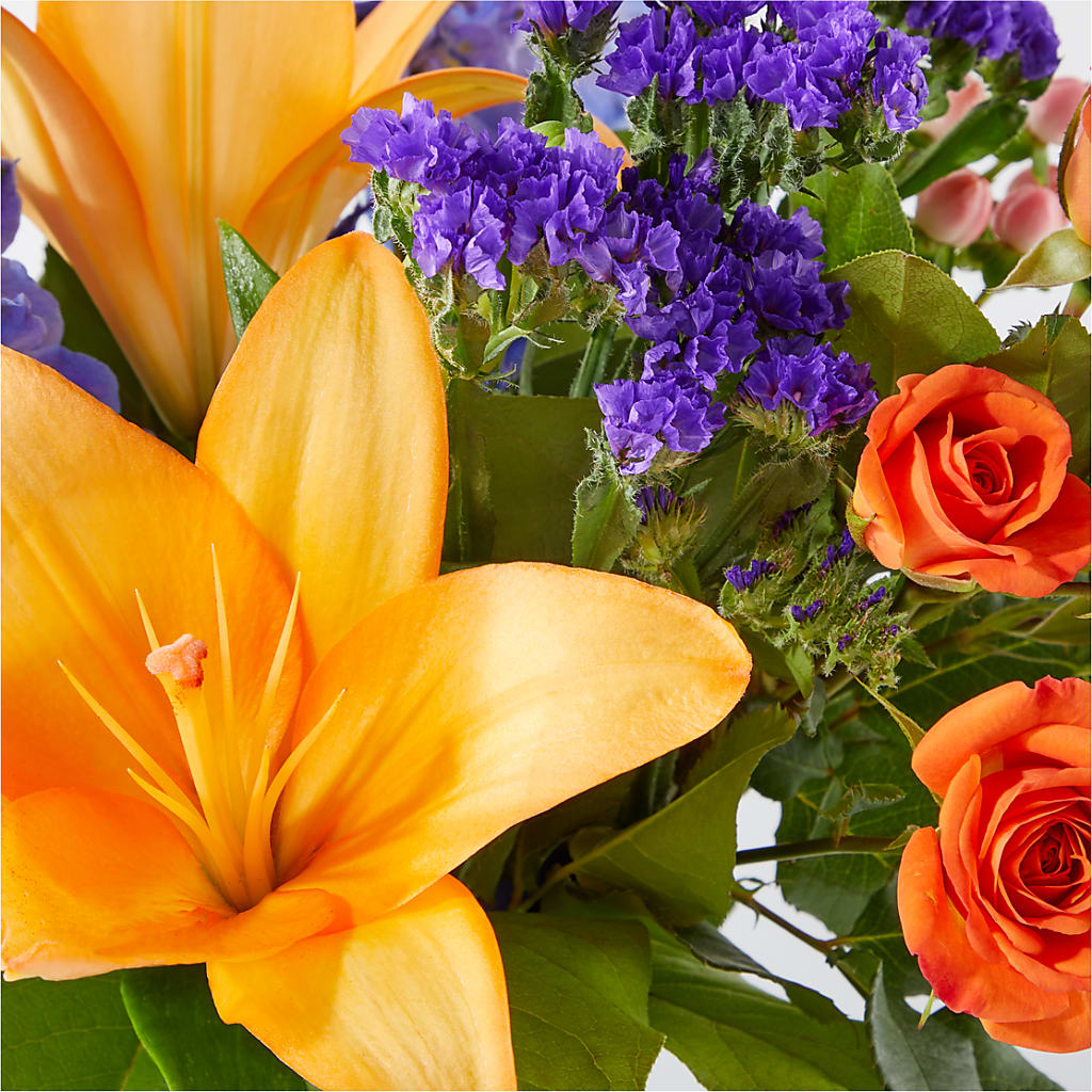 Radiant Citrus Bouquet –  Luxesse Roses, Herriman UT