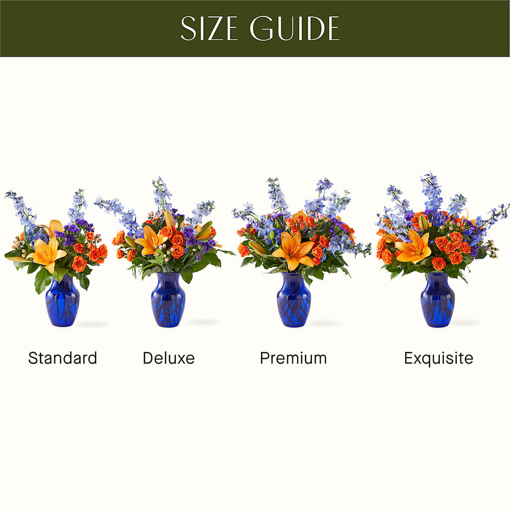 Radiant Citrus Bouquet –  Luxesse Roses, Herriman UT