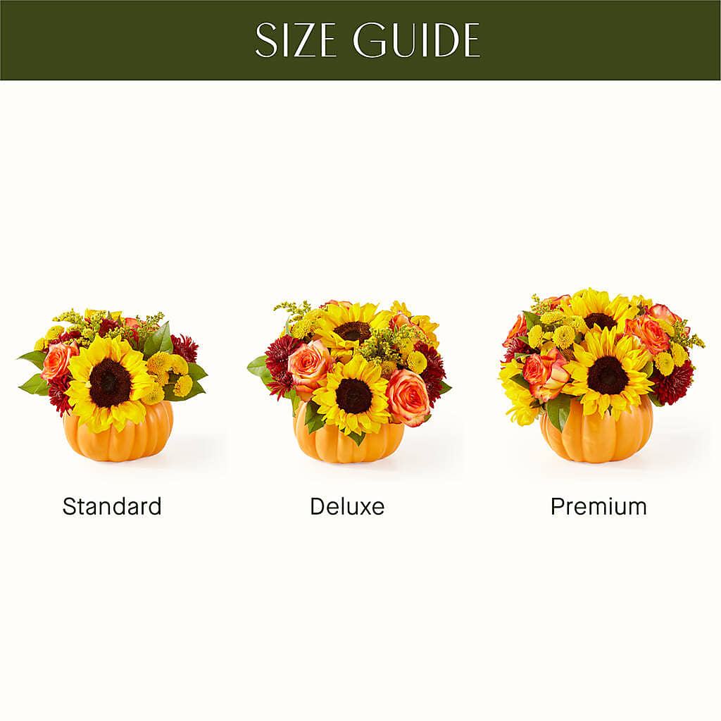 Golden Gourd Pumpkin Bouquet –  Luxesse Roses, Herriman UT