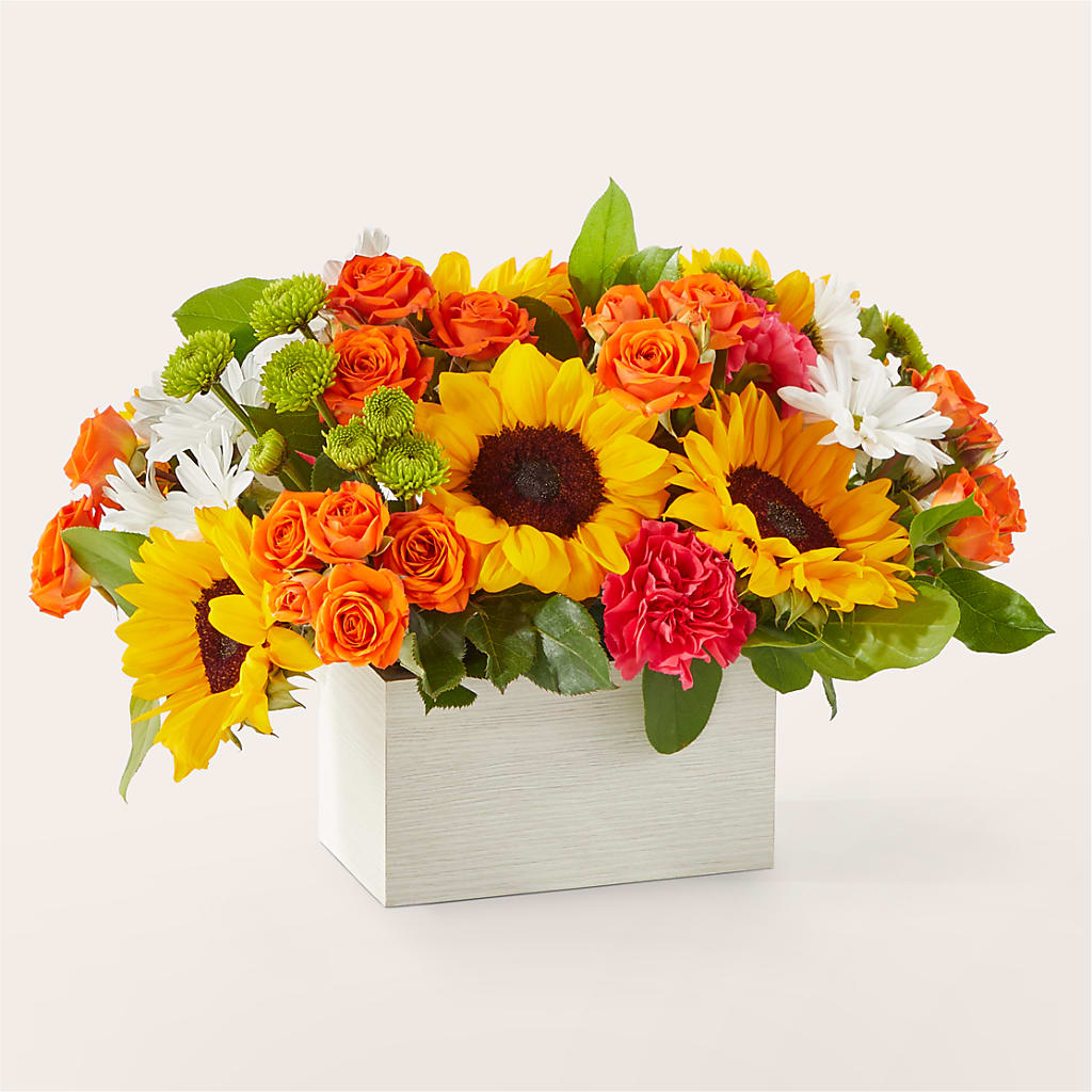 Sun-drenched Blooms Box Bouquet –  Luxesse Roses, Herriman UT