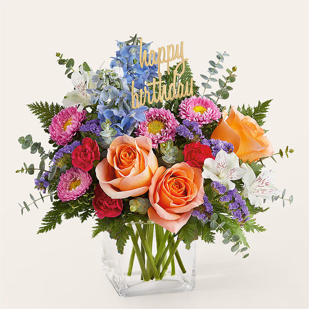 Birthday Bash Bouquet –  Luxesse Roses, Herriman UT