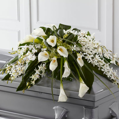 Angel Wings Casket Spray –  Luxesse Roses, Herriman UT