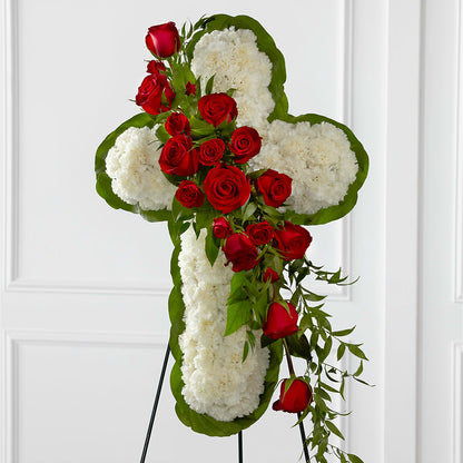 Floral Cross Easel –  Luxesse Roses, Herriman UT