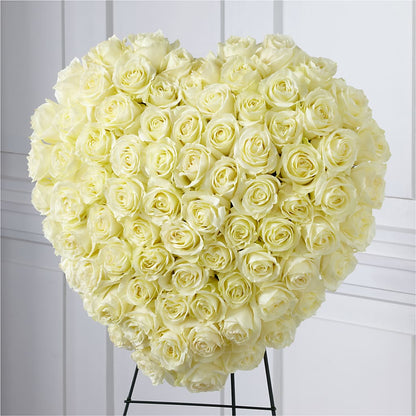 Elegant Remembrance Standing Heart –  Luxesse Roses, Herriman UT