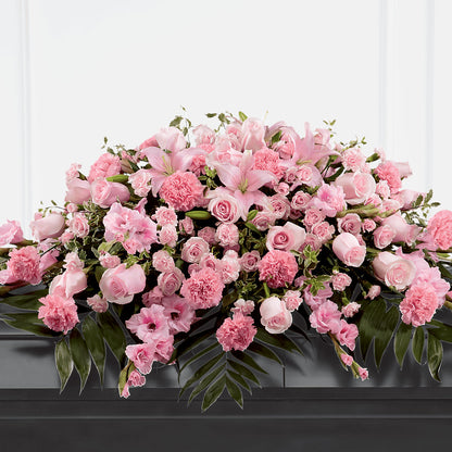 Garden of Comfort Casket Spray (Standard) –  Luxesse Roses, Herriman UT