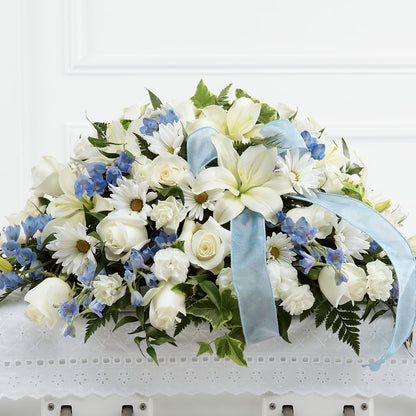 Tender Treasure Casket Spray –  Luxesse Roses, Herriman UT