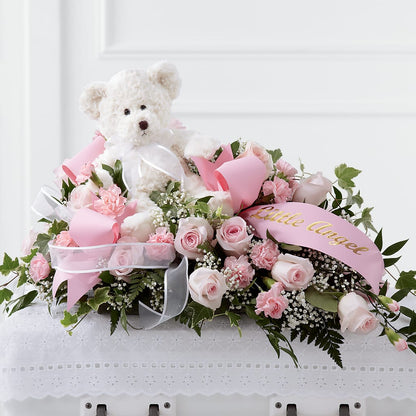Touch of Sympathy Casket Spray –  Luxesse Roses, Herriman UT