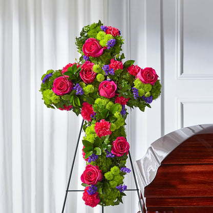 Tribute Rose Floral Cross –  Luxesse Roses, Herriman UT