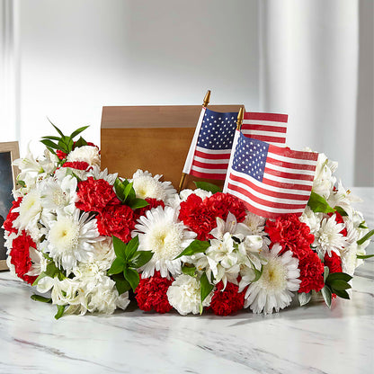 Spirit of Patriotism Cremation Adornment –  Luxesse Roses, Herriman UT