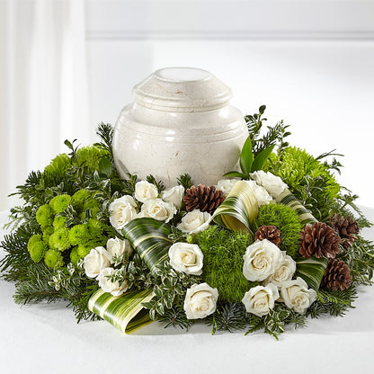 Precious Evergreen Cremation Adornment –  Luxesse Roses, Herriman UT
