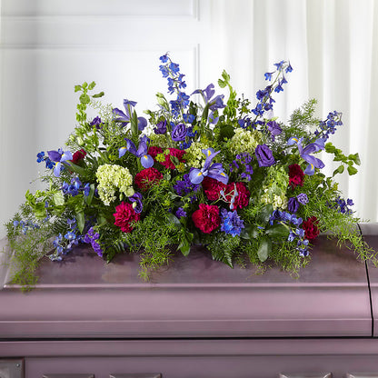 Always Treasured Casket Spray –  Luxesse Roses, Herriman UT