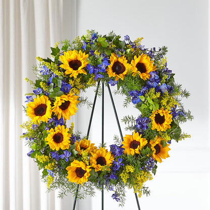 Bright Rays Wreath –  Luxesse Roses, Herriman UT