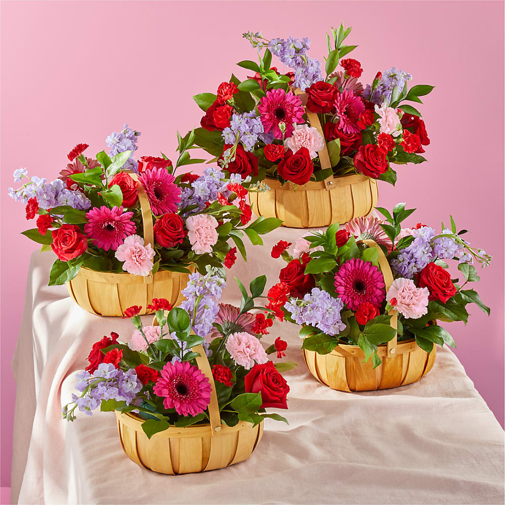 Pink Picnic Basket –  Luxesse Roses, Herriman UT