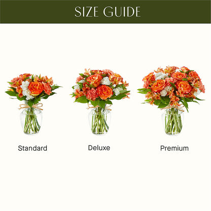 Apricot Glow Bouquet –  Luxesse Roses, Herriman UT