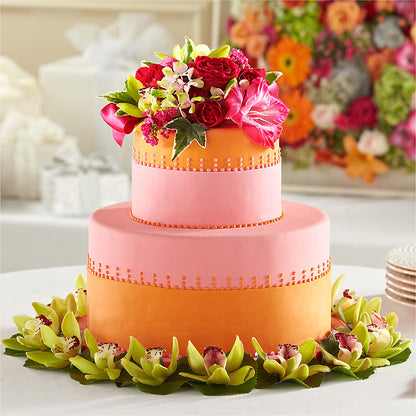 Sweet Citrus Cake Decor –  Luxesse Roses, Herriman UT