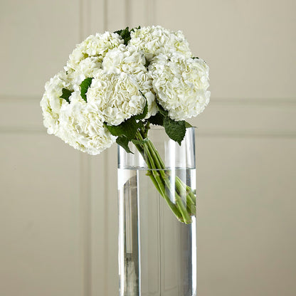 White Hydrangea Hand-Tied Bouquet –  Luxesse Roses, Herriman UT